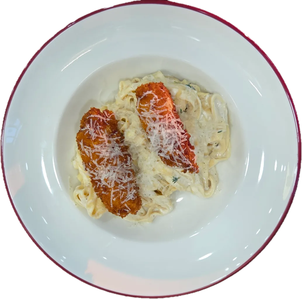Fettuccine Cordon Bleu